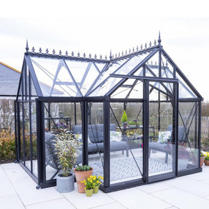 Outdoor  Garden Sunroom Tempered Glass Sunlight Room Detachable Sunny Sunshine Glass Sunroom