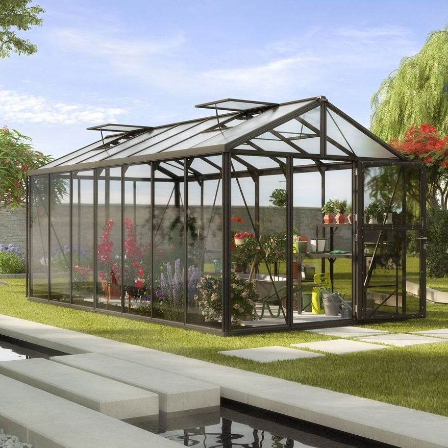 Garden glass room Warm durable greenhouse garden supplies green house