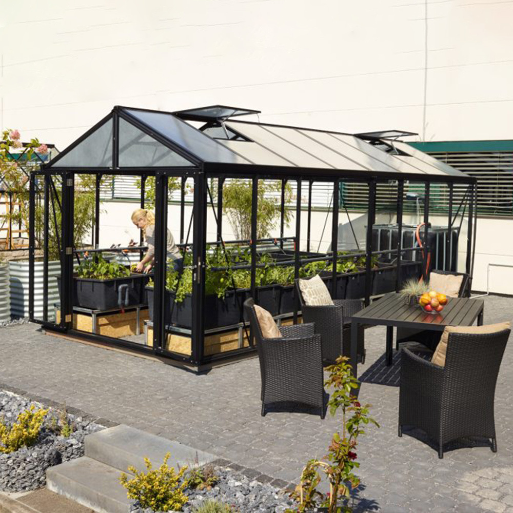 Outdoor  Garden Sunroom Tempered Glass Sunlight Room Detachable Sunny Sunshine Glass Sunroom