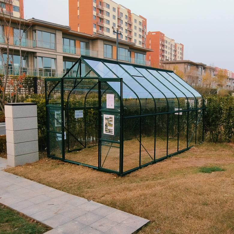 Prefabricated One Stop Gardens Greenhouse Parts Greenhouse Victorian Glass Green House Single-span Greenhouses