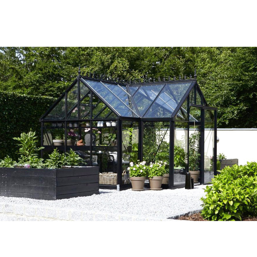 Doorwin new design Prefabricated Winter Garden Patio Enclosure Modern Glass House Free Standing 3 4 Seasons Sunroom