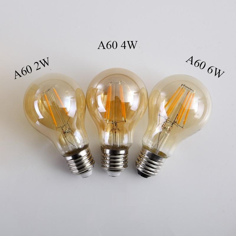 E26 E27 B22 LED Dimmable Vintage Edison Led Bulbs 2W 4W 6W 8W Antique Style Edison Light Bulb 110V 220V LED Filament Light Lamp