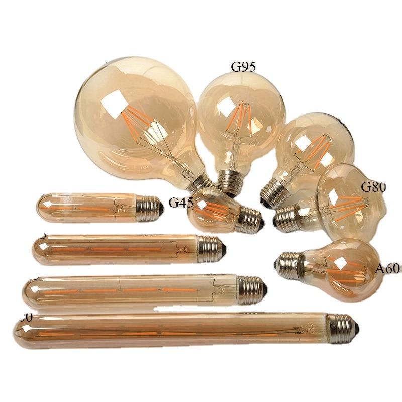 E26 E27 B22 LED Dimmable Vintage Edison Led Bulbs 2W 4W 6W 8W Antique Style Edison Light Bulb 110V 220V LED Filament Light Lamp