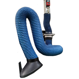 Industrial Flexible Welding Fume Extractor Arm / Telescopic Suction Arm / Smoke Extraction Hose