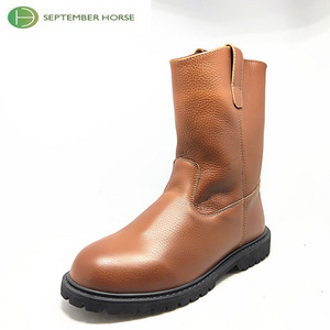 Wellington leather electricians japanese work resistance boots