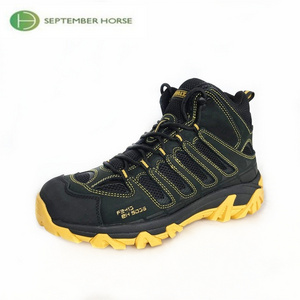 Breathable newest design trekking leather lightweight hiking boots