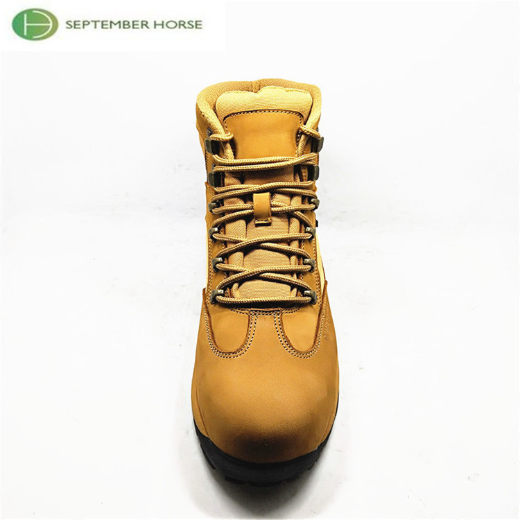 Euro fashion high cut work safety shoes water proof for men boots