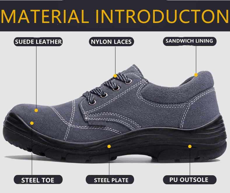 safety shoes men light weight men lightweight steel toecap slip on safety shoes for men