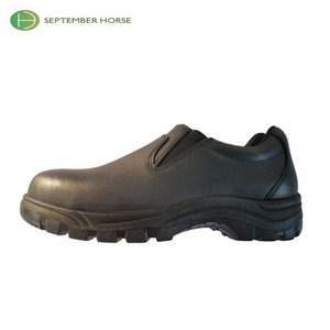 Genuine Leather Chemical Lab Steel Toe Slip On Safety Shoes