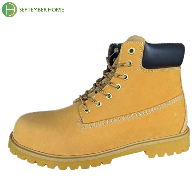 Wholesale Composite Toe Safety Boot Men Heavy Duty Mining Industrial Construction Work Boot Shoes