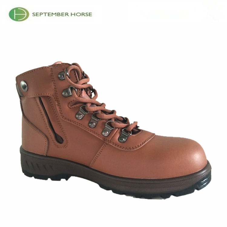 Tough men steel tip indestructable steel toe work boots safety shoes