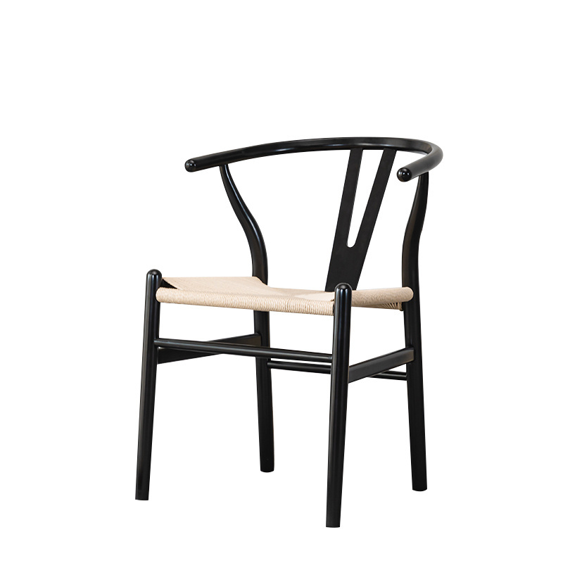 Modern Style Design Nordic Style Wishbone Y Shape Leisure Chair Solid Wood Dining Y Chair Wishbone Chair