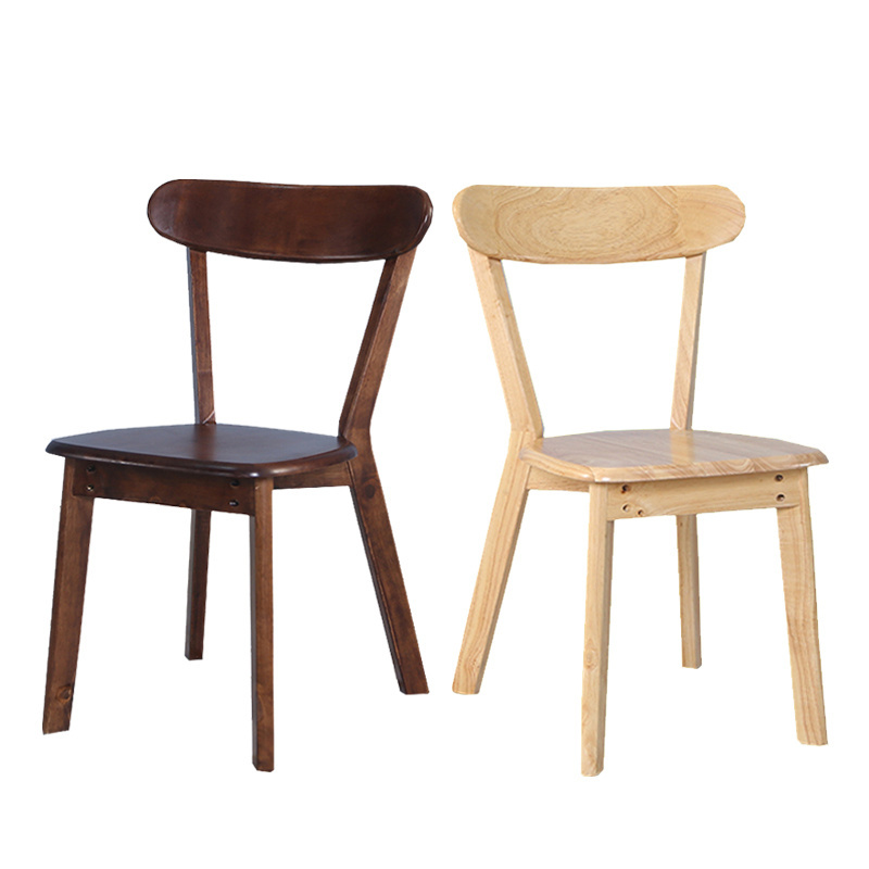 Wholesale Factory Low Prices Modern Solid Wood Fast Food Cafe Hotel Restaurant Furniture Casual Lewis Dining Chairs