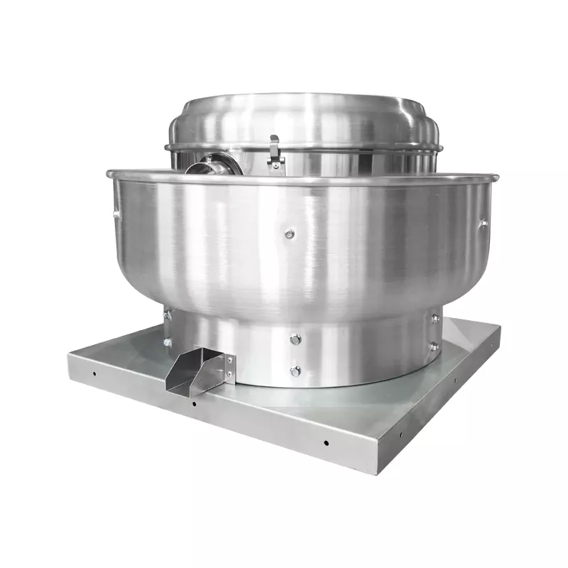 Upblast roof centrifugal fan for kitchen exhuasting 4000 CFM