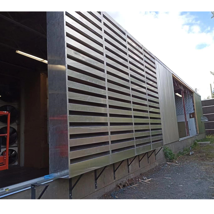 High Efficiency Acoustic wall Metal Aluminum Exterior Perforated Sheet noise proof Louver