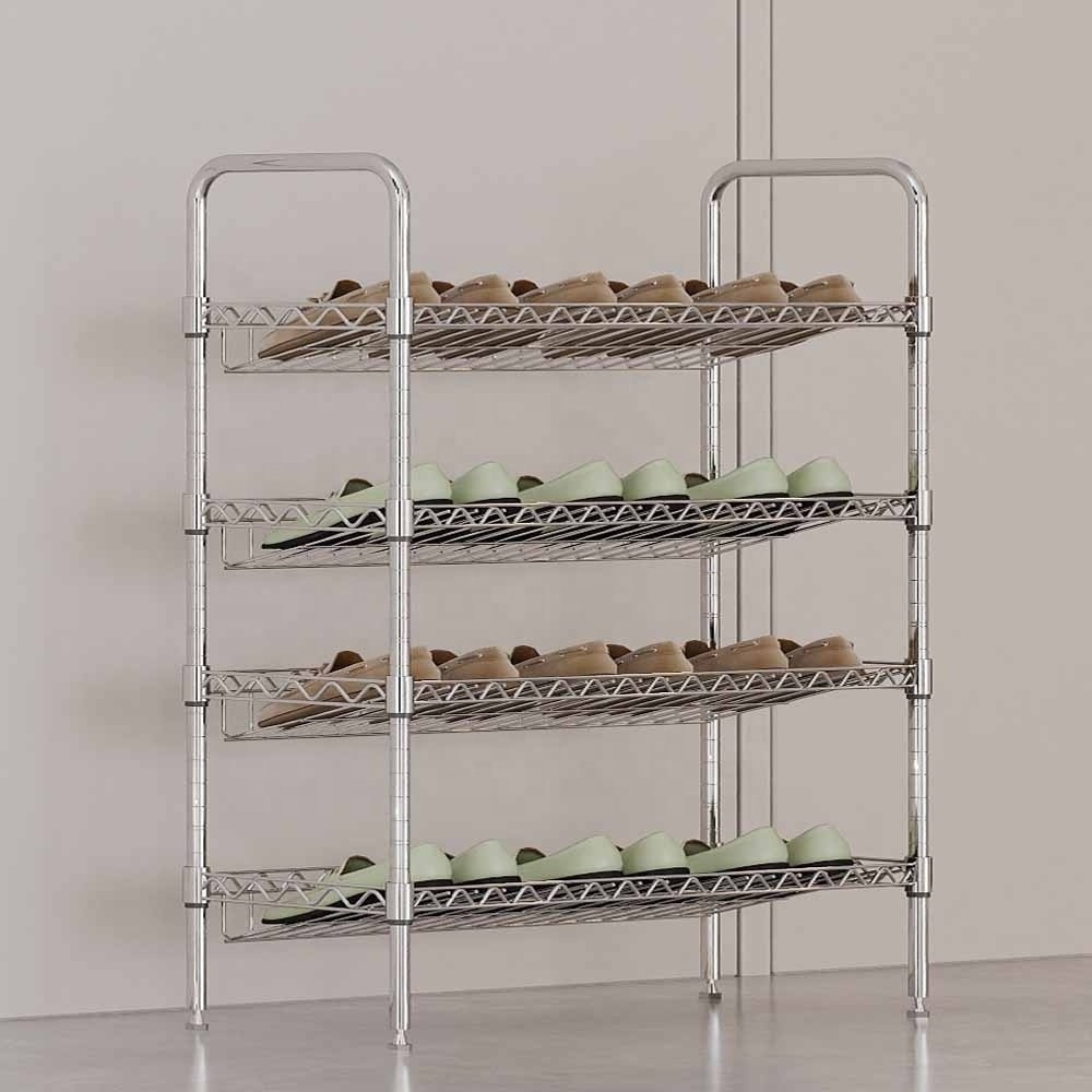 Heavy Duty Storage Shelving Unit 5 Tier Storage Shelves Wheels Wire Shelving Unit Organizer Storage Rack