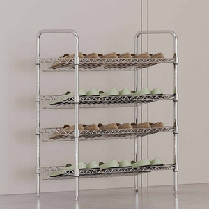 Heavy Duty Storage Shelving Unit 5 Tier Storage Shelves Wheels Wire Shelving Unit Organizer Storage Rack