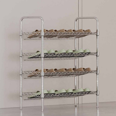 Heavy Duty Storage Shelving Unit 5 Tier Storage Shelves Wheels Wire Shelving Unit Organizer Storage Rack