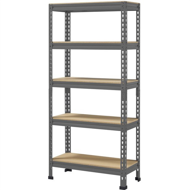 Wholesale easy to assemble 5layers boltless racking shelves steel  shelves for garage