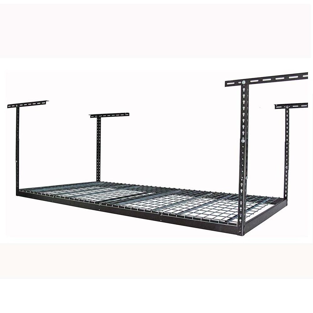 Heavy Duty Overhead Ceilling Mounted Adjustable Garage Storage Rack Portable metal shelf rivet shelving