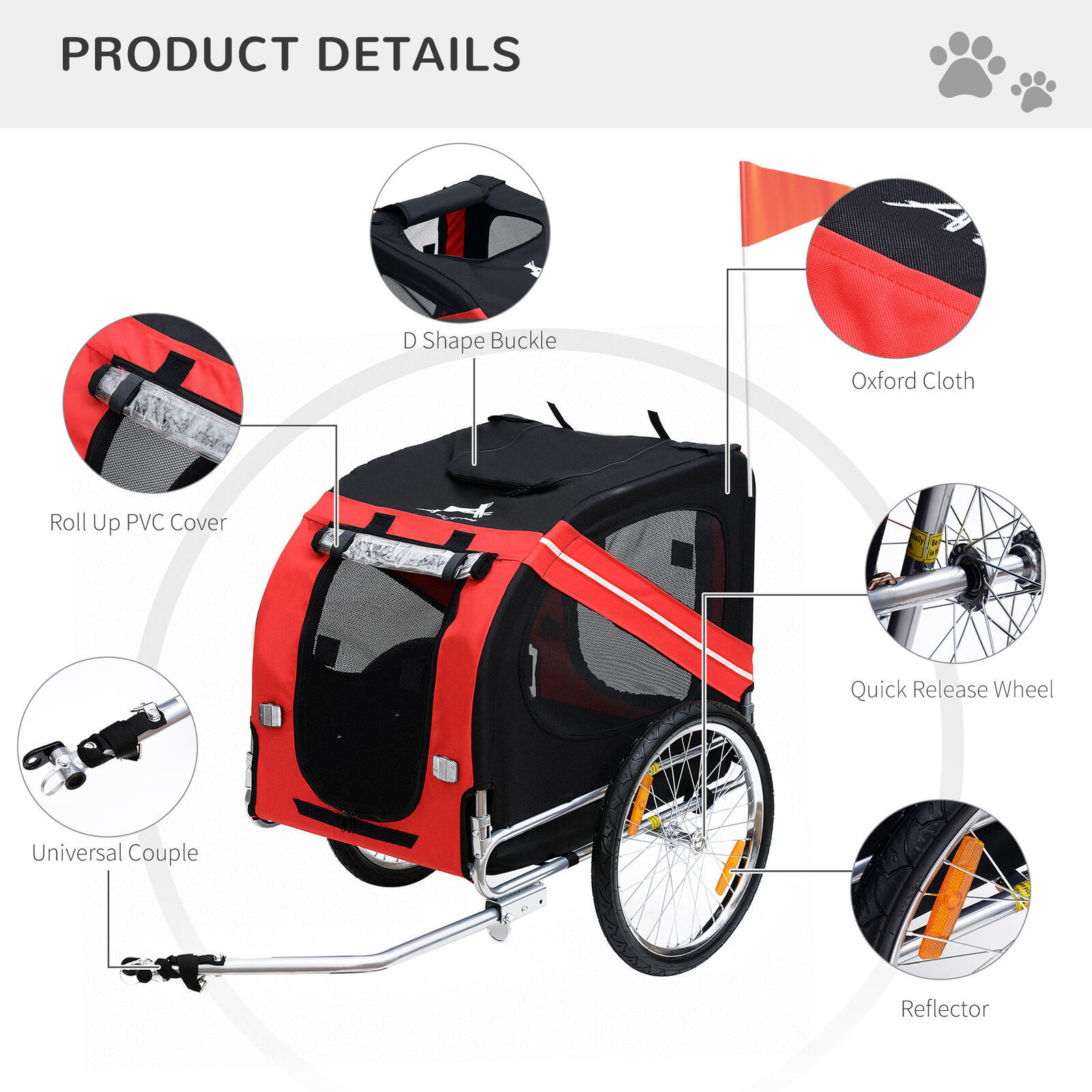 dog bike trailer child bicycle trailer baby carrier  outdoor transport child bike trailer