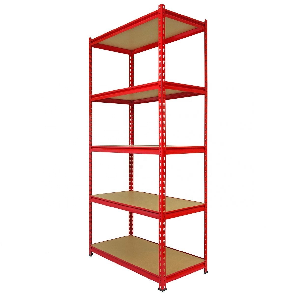 High quality Shelving Metal 5 Level Z Beam Heavy Duty Adjustable Garage Storage Boltless Rivet Shelving