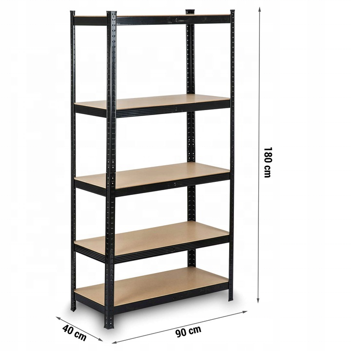 Diy Boltless Warehouse Store Home Garage  Shelving 5 Layer Tier Sheet Storage Shelves Rack Plastic 5 Shelf Unit