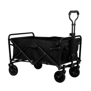 Sturdy folding collapsible multipurpose camp wagon cart large capacity camping wagon cart adjustable handle camping wagon