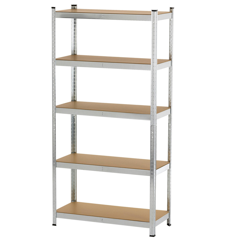 Hot Sale Boltless Shelves Black Metal Rack Shelf 3 4 5 Layer Steel Shelving Metal warehouse Shelf Unit