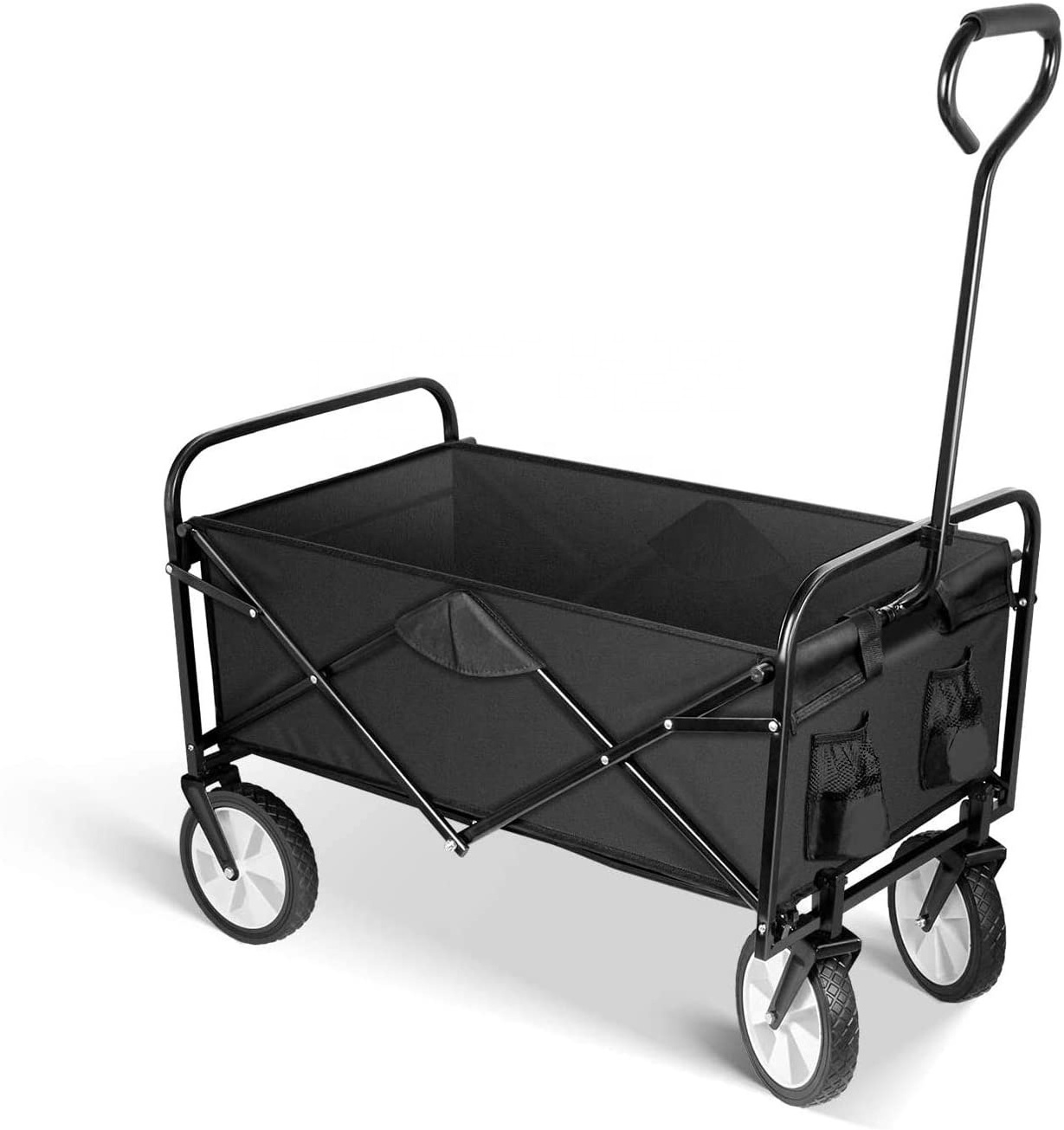 Folding wagon with seats foldable pull wagon folding wagon cart outdoor