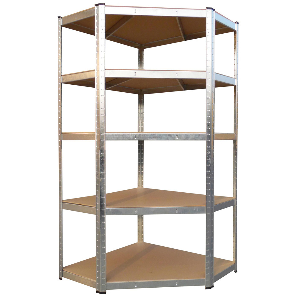 Hot Sale Boltless Shelves Black Metal Rack Shelf 3 4 5 Layer Steel Shelving Metal warehouse Shelf Unit