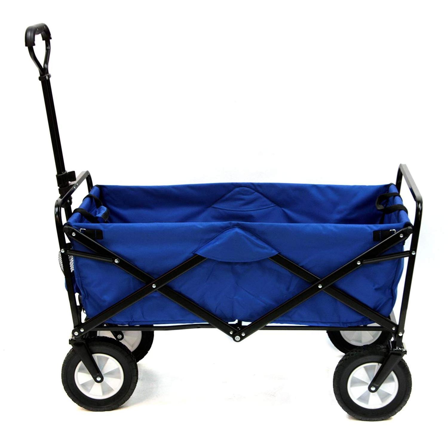 Hot Camping Trolley Foldable Collapsible Wagon Cart Beach Fish Garden Camp Picnic Used Folding Utility Wagon Cart