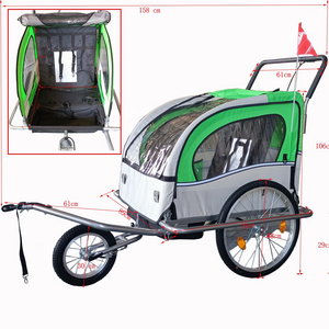 Outdoor Travel Pet Dog bike Trailer pet carrier bicycle trailer