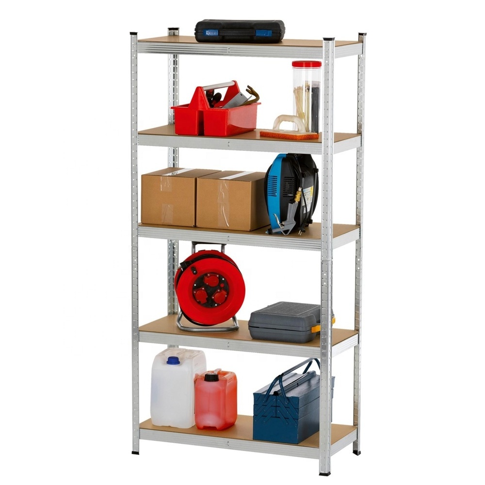 Shelving unit product kitchen storage racks boltless slotted metal shelf 175 KG warehouse shelves rack