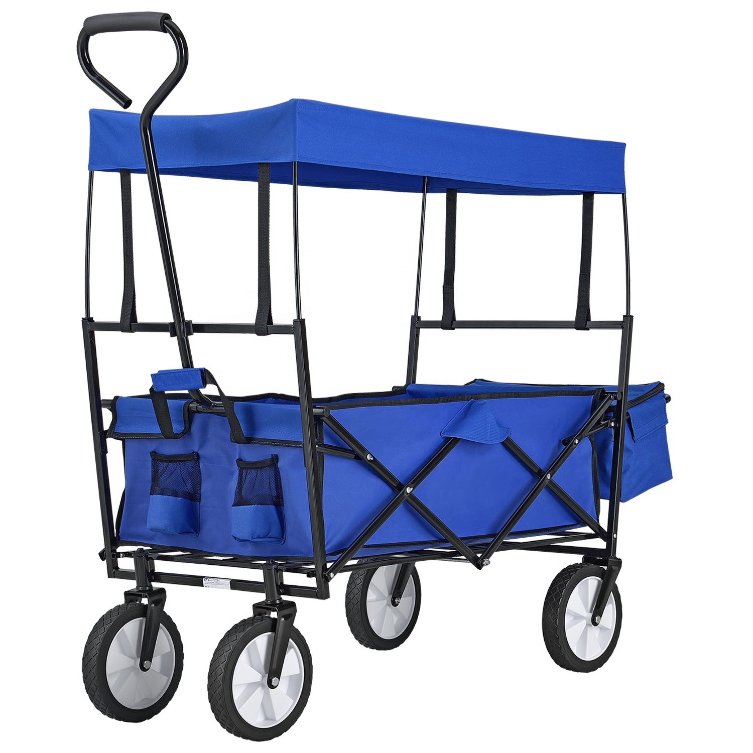 Hot Camping Trolley Foldable Collapsible Wagon Cart Beach Fish Garden Camp Picnic Used Folding Utility Wagon Cart