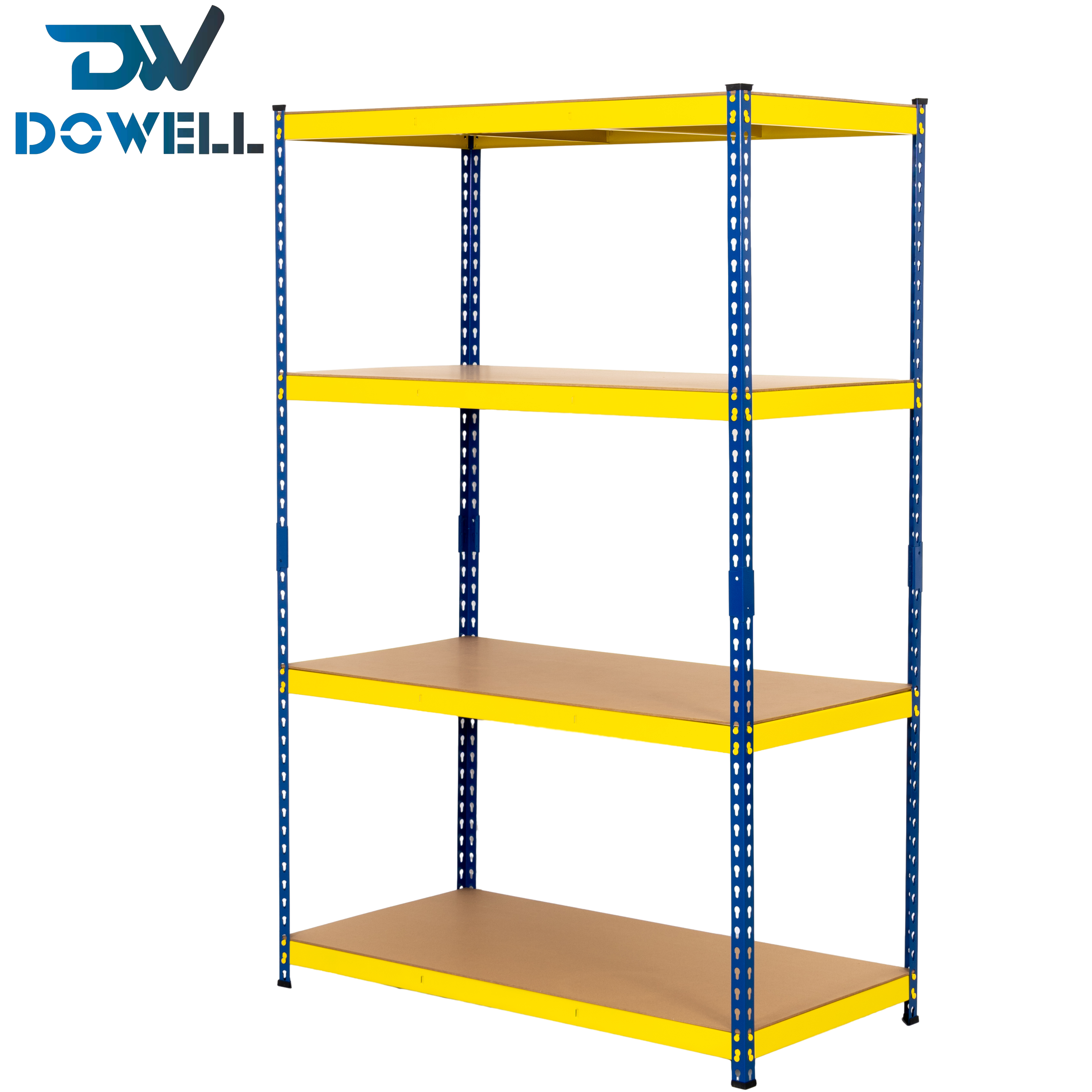 Heavy-duty Riveted Boltless Steel Shelving Unit office warehouse garage rack rivet storage shelving