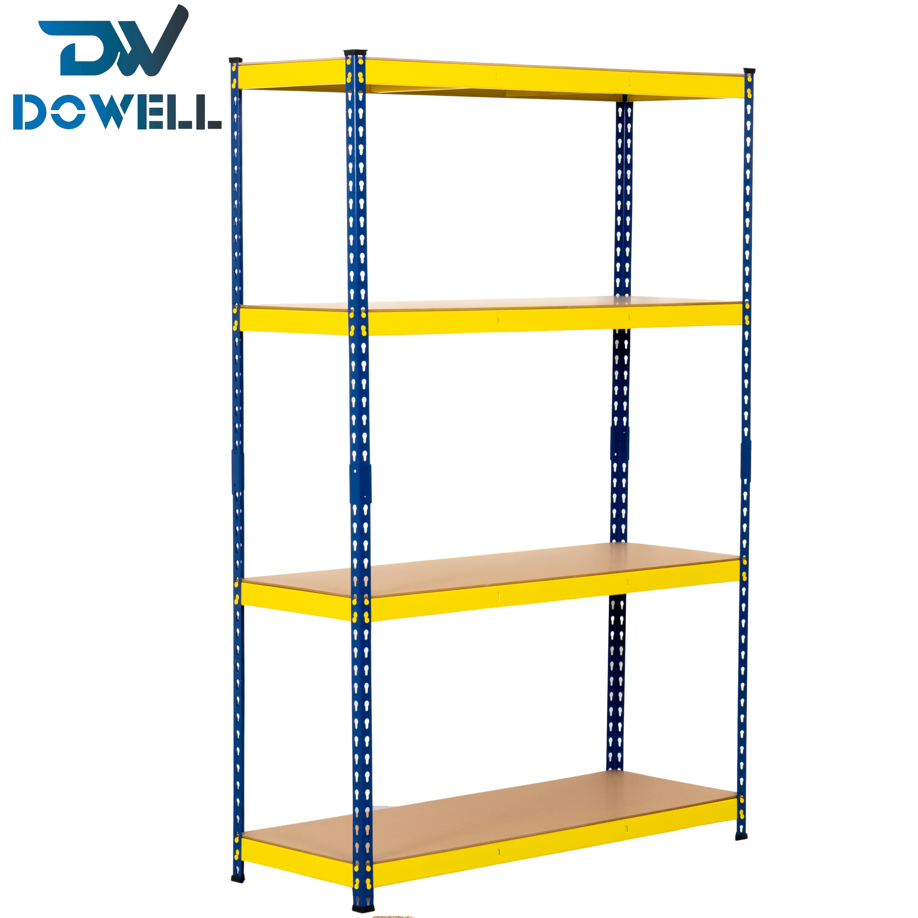 Heavy-duty Riveted Boltless Steel Shelving Unit office warehouse garage rack rivet storage shelving