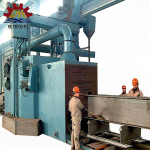 abrasive anti-rust buffing dust collect Foundry Equipment/q69 Steel Plate Shot Blaster/steel plate Sand blasting Machine