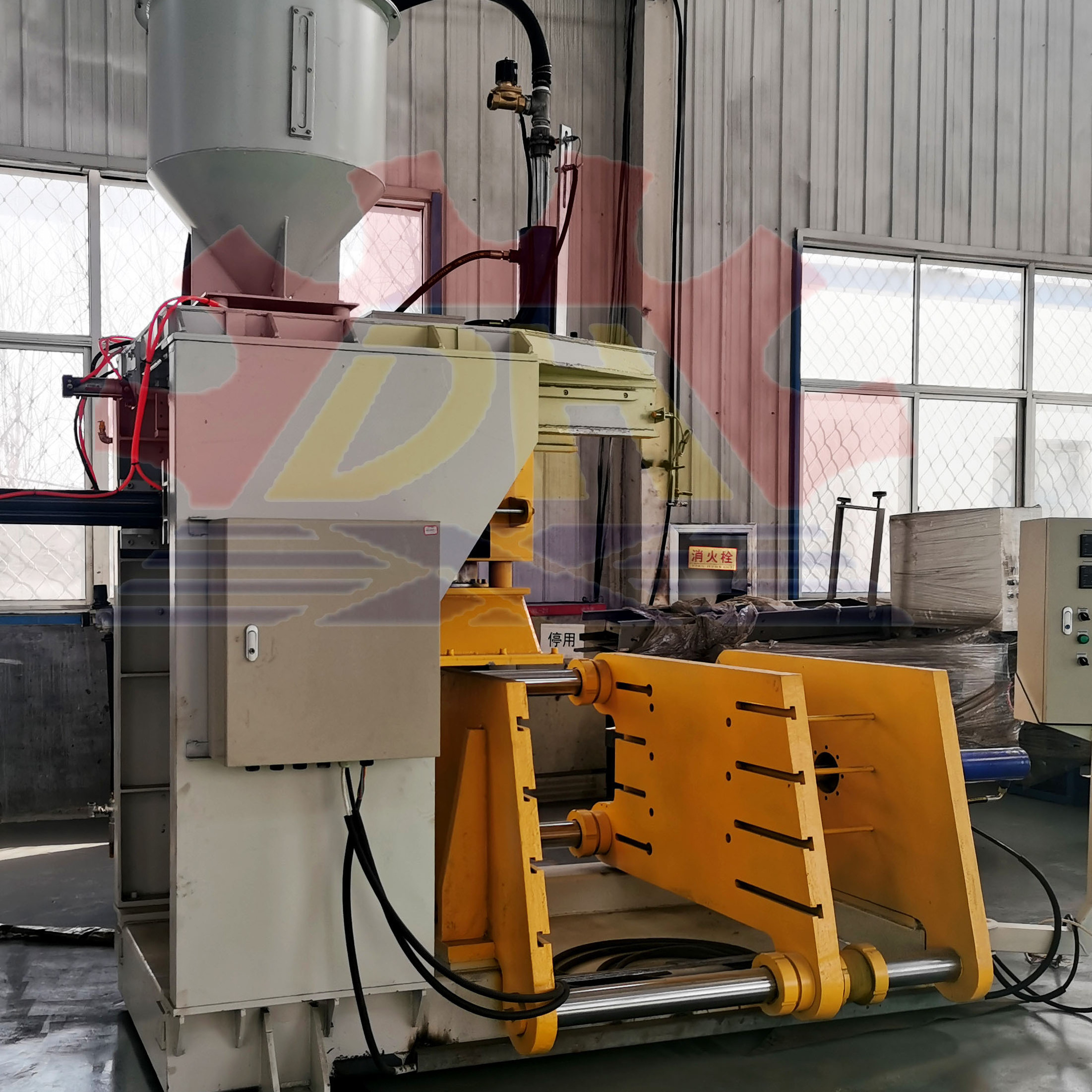 Automatical Cold Box Resin Coated Sand Shell Core Shooter Machine For Foundry Sand Casting