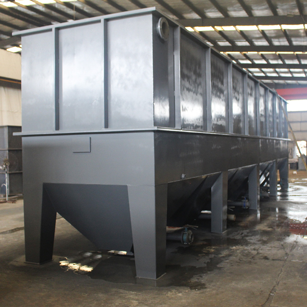 Affordable Lamella clarifier 40m3/h with Sludge Scraper used in River and Lake Water Treatment