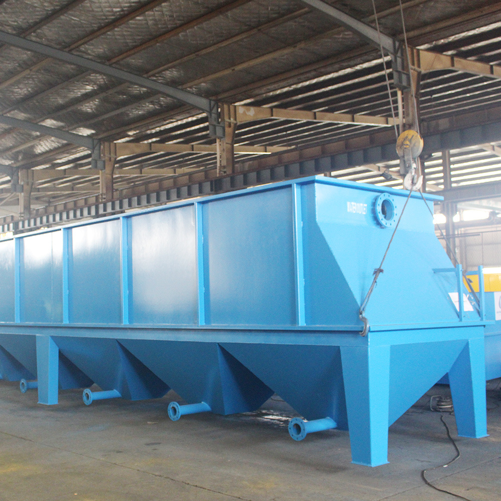 Affordable Lamella clarifier 40m3/h with Sludge Scraper used in River and Lake Water Treatment