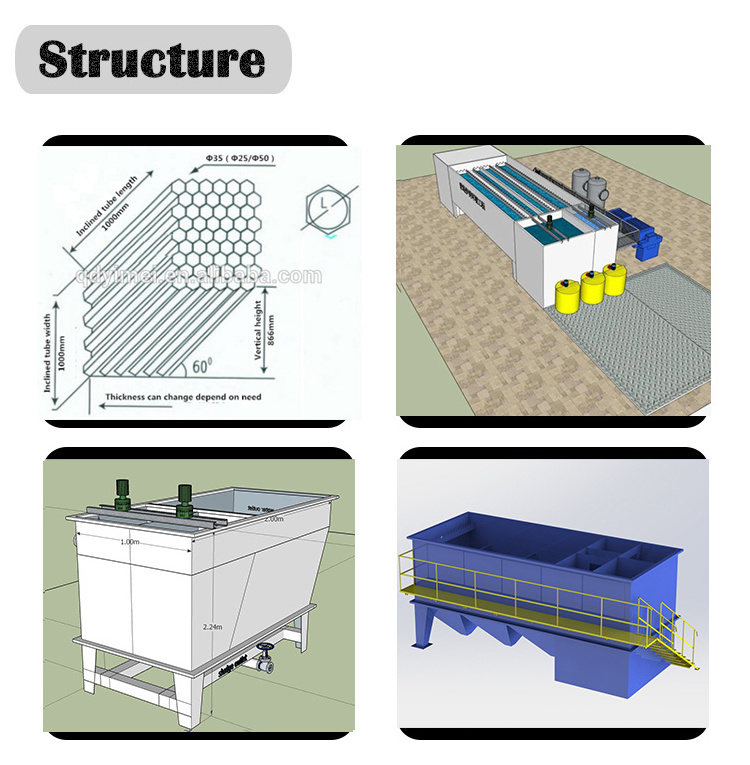 Best Selling Stainless Steel Clarifier Tank for Sewage and Waste Treatment Plant Water Treatment Machinery Container