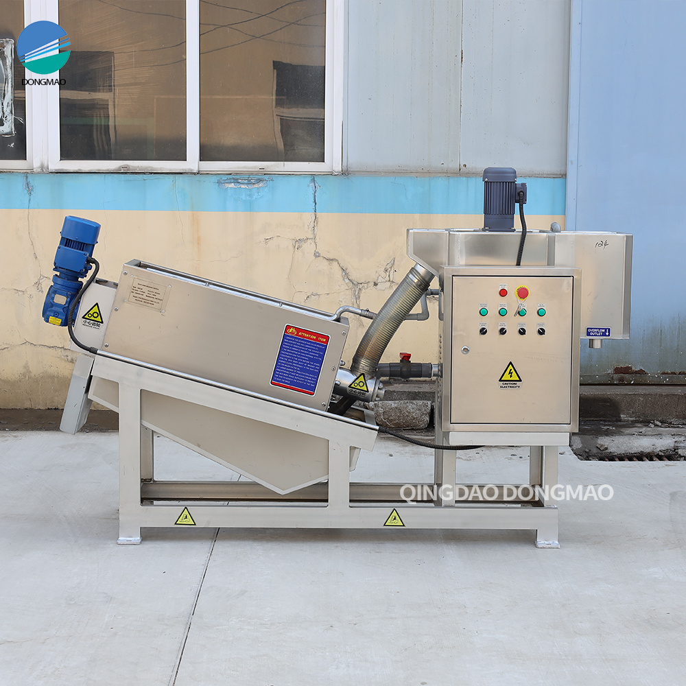 User Friendly Dewatering Screw Press for Sewage Disposal Screw Press machine wastewater treatm