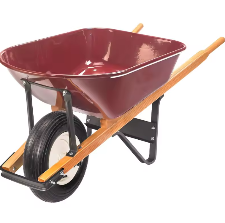 Carrying Bricks Wheelbarrow Carry Building Materials Hand Barrow Wheelbarrow for Construction garden