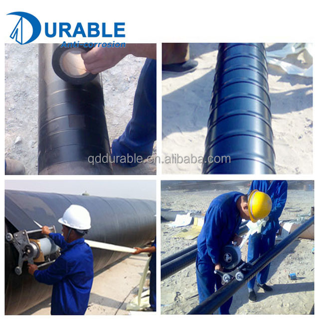 Oil and gas pipeline self adhesive tape for anti corrosion