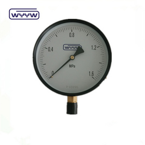 Wholesale  bourdon tube 10bar 16bar 150mm standard pressure gauges calibration