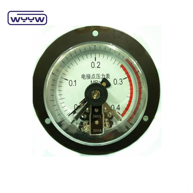 60mm hydraulic jack pressure gauge with back flange for electric contact manometer