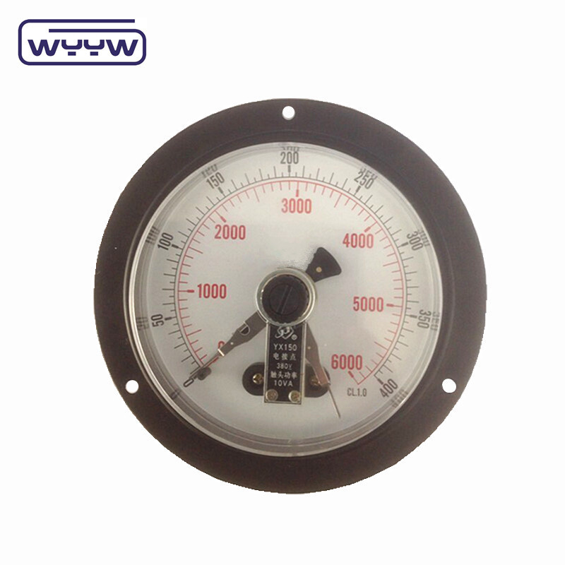 60mm hydraulic jack pressure gauge with back flange for electric contact manometer