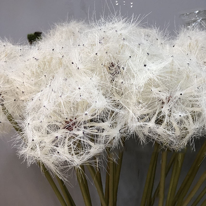 H-124 Nordic simple dandelion home birthday party decorative handmade artificial flowers for interior decor wedding decoration