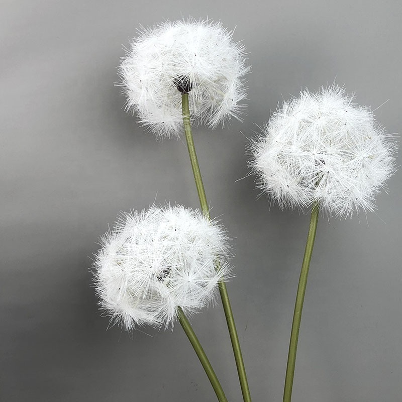 H-124 Nordic simple dandelion home birthday party decorative handmade artificial flowers for interior decor wedding decoration